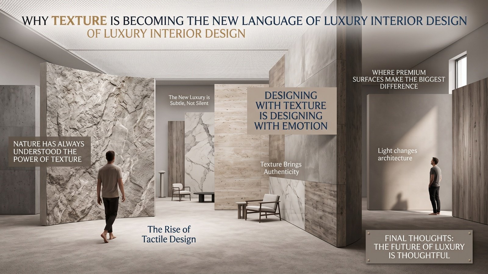 Why Texture Is Becoming the New Language of Luxury Interior Design