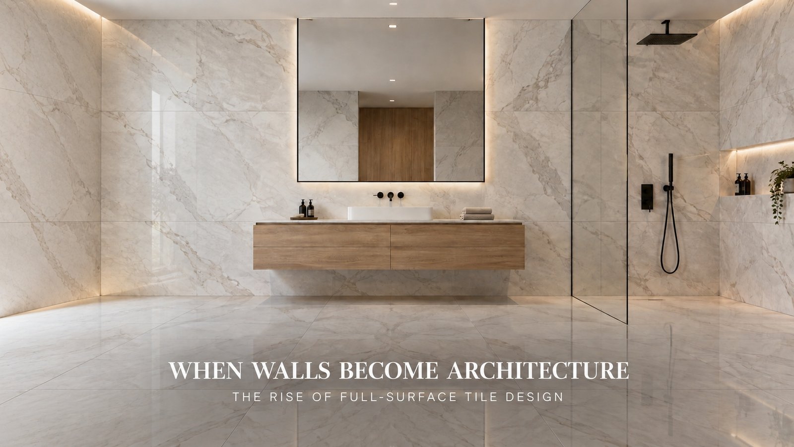 When Walls Become Architecture: The Rise of Full-Surface Tile Design